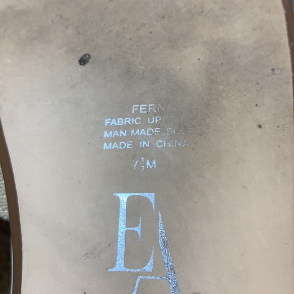 Etienne Aigner linen slides size 7 1/2 - Picture 9 of 9